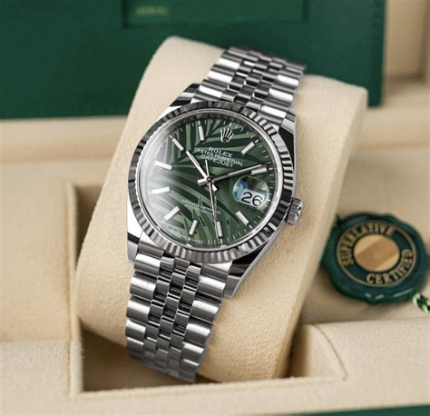 rolex 36mm datejust palm